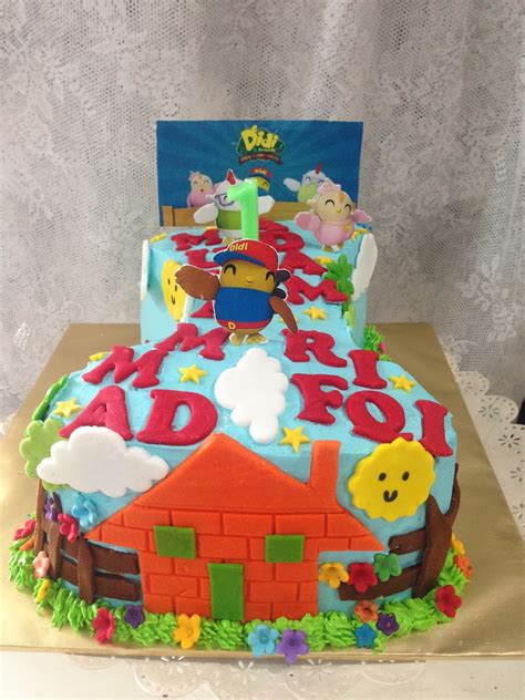 Ninie Cakes House Didi And Friends Fondant Birthday Cake Theme