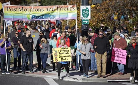 Protest Of Mormon Lgbt Policy Draws Hundreds The Blade