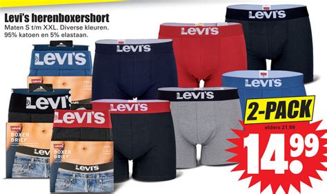 Levi Heren Boxershort Folder Aanbieding Bij Dirk Details