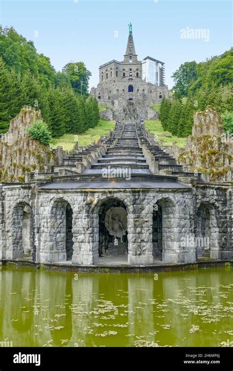 The Hercules Monument With Cascades And Plutogrotto At The Bergpark