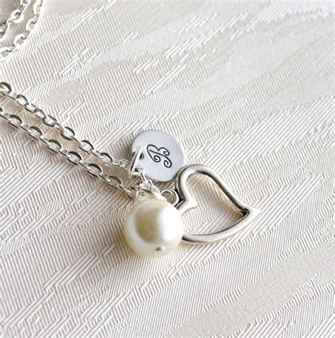 Personalized Bridesmaid T Bridesmaid Necklace By Laurinwedding