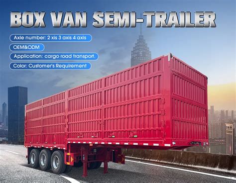 40ft 53ft Dry Utility Trailer Cargo Transport Box Van Semi Trailer For Sale Buy Manufacturer