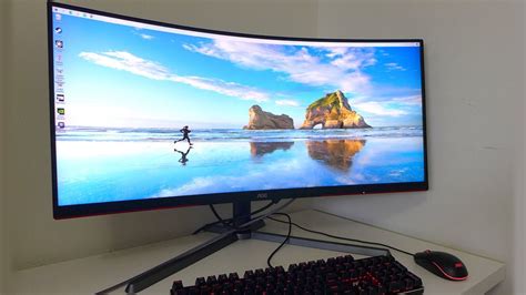 AOC CU34G3S 34-inch Curved Gaming Monitor Review: High Contrast ...