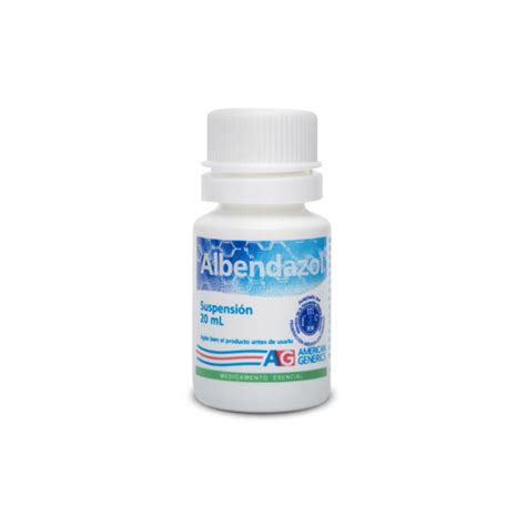 Drogas S S ALBENDAZOL SUSP AMER GEN FCO X 20 ML