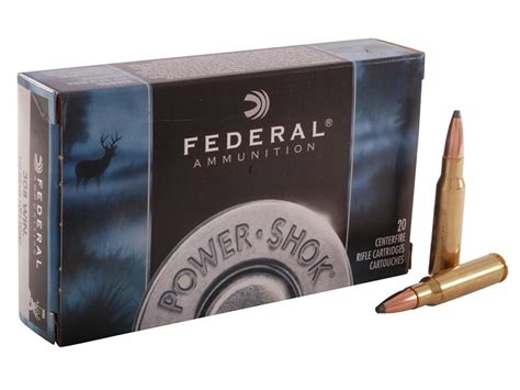 Federal 308a 308 Win 150 Gr Soft Point Power Shok 20