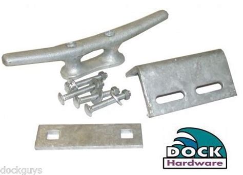 6″ Galvanized Cleat Set DH MC06-SET – Dock Hardware