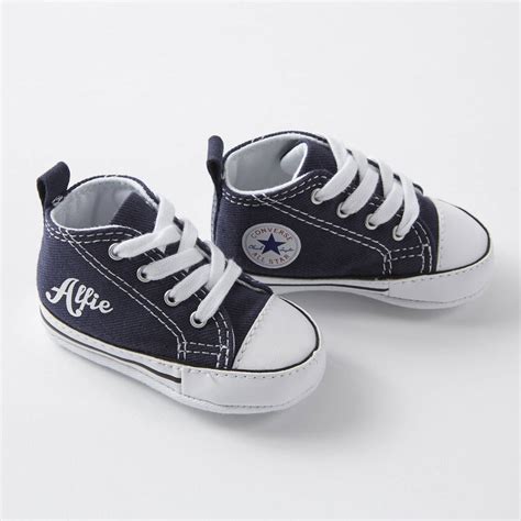 Baby Converse Sneakers Personalised New Baby Gift By Yeah Boo