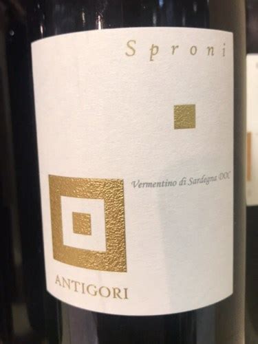 Cantine Antigori Sproni Vermentino Di Sardegna Vivino Us