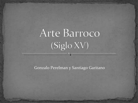 Barroco 2 PPT Descarga Gratuita