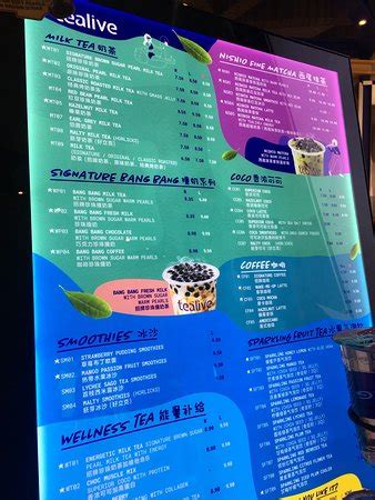 TEALIVE, Petaling Jaya - Lebuh Bandar Utama - Menu, Prices & Restaurant ...