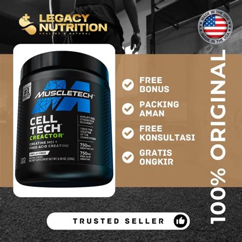 Jual Muscletech Cell Tech Creactor Creatine Hcl Servings Original