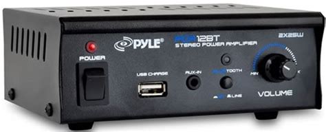 Pyle Bluetooth Mini Blue Series Stereo Power Amplifier For 30 PCA12BT