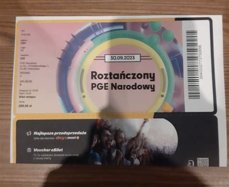 Bilet na koncert Roztańczony PGE Narodowy 2023r Łomazy Kup teraz