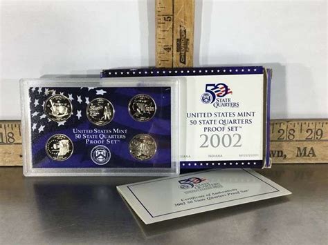 United States Mint 50 State Quarters Proof Set Sherwood Auctions