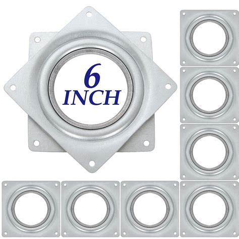 6 inch Lazy Susan Hardware, 8 Pack Lazy Susan Turntable Bearing 5/16