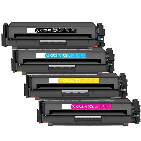 Compatible HP 131X Black And HP131A Color Toner Cartridge Combo BK C M