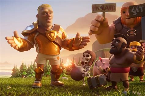 Erling Haaland Becomes First Real Life Character In Clash Of Clans