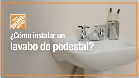 C Mo Instalar Un Lavabo De Ba O Con Pedestal Paso A Paso Youtube