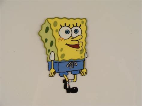 SpongeBob Walking Original Animation Production Art Cel