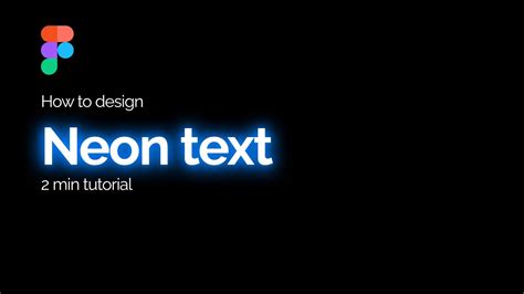 Neon Text In Figma Youtube