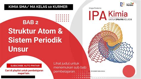 Struktur Atom Dan Sistem Periodik Unsur Kelas 10 Soal Akm Youtube