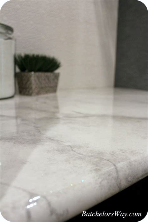 Faux Marble Countertop Tutorial Batchelors Way On