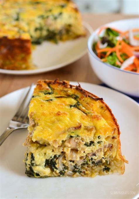 Chicken And Spinach Quiche Slimming Eats Recipes