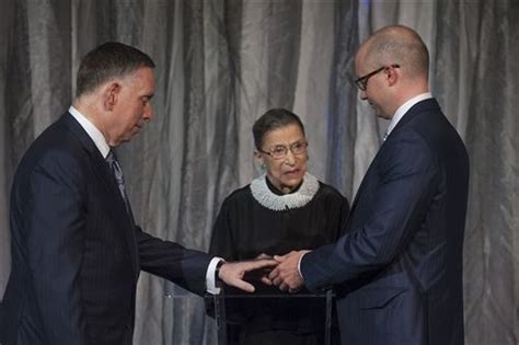 Ruth Bader Ginsburg Subtly Emphasizes Constitutionality Of Same Sex Marriage While Officiating