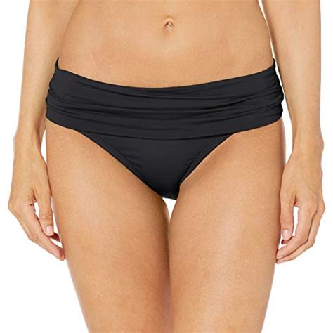 La Blanca Women S Island Goddess Shirred Band Hipster Bikini Swimsuit