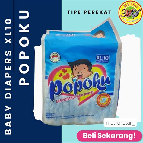 Jual POPOKU POPOK BAYI TIPE PEREKAT POPOKU Reguler Shopee Indonesia