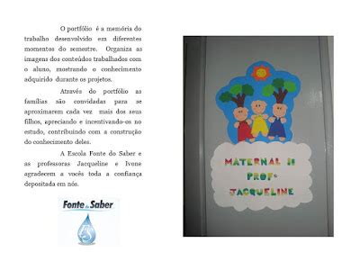 Aprender Sobre Imagem Modelo De Portifolio Educacao Infantil Br