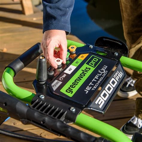 Greenworks Pro 3000 Psi 2 Gallon Gpm Cold Water Electric Pressure Washer In The Electric