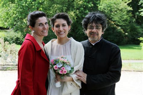 Con su mujer en la boda de su hija María Fernanda con Roman Scholz