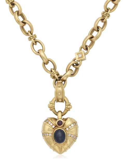 Gold Multi Gem And Diamond Necklace Christies