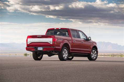 Ford F Platinum X Ecoboost Rear Three Quarter In Motion