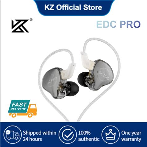 Kz Edc Pro In Ear Headphones Professional High Sensitivity Bass High