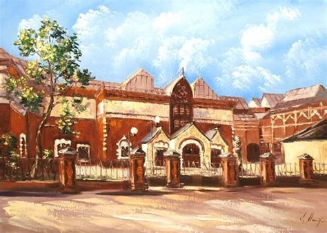 Картина на холсте Лаврушинский переулок. Государственная Третьяковская ...