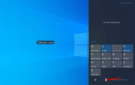 Cara Mengatur Kecerahan Layar Komputer Windows 10