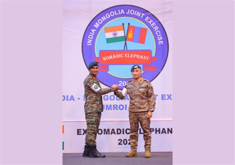 India Mongolia Military Exercise Concludes In Meghalaya