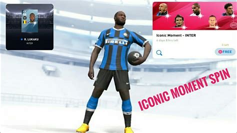 PES Iconic Moment Player Internazionale Spin YouTube