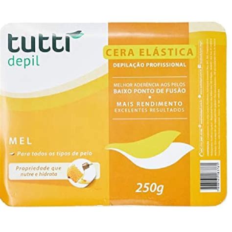 Tutti Depil Cera Depilatória Elástica Mel 250g no Shoptime