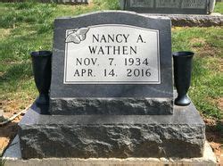 Nancy Wittenbraker Wathen M Morial Find A Grave