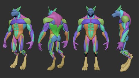 Artstation Simplified Anatomy Basemesh 3 Pack Resources