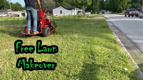 Insanely Overgrown Yard Clean Up Free Youtube