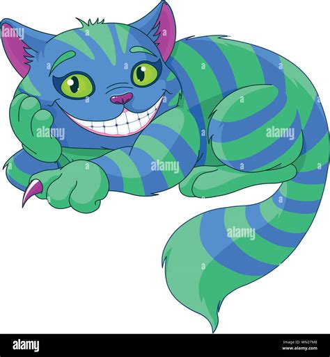 Cheshire Cat Cartoon Stock Vector Images Alamy