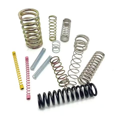 Custom Color Stainless Steel Compression Spring For Machine Shock