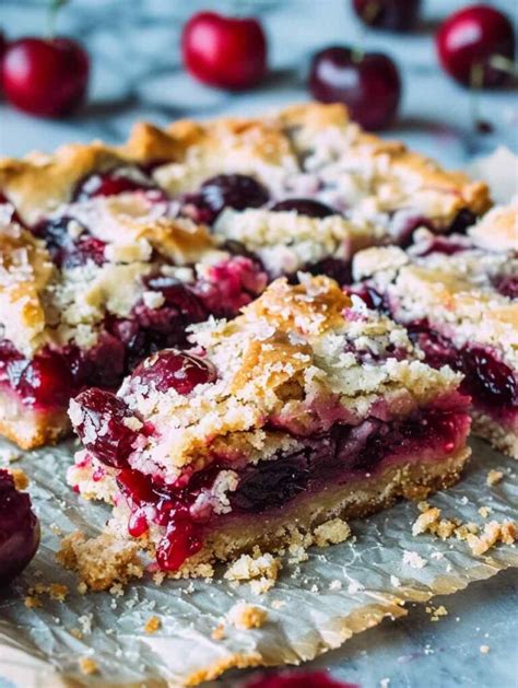 Super Easy Cherry Pie Bars Quick Homemade Recipes