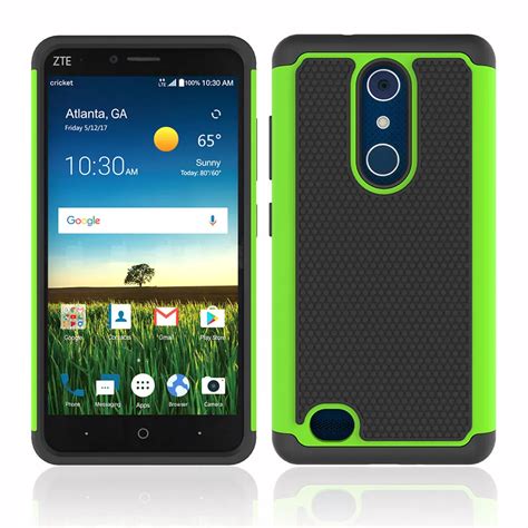 Heavy Duty Hybrid Rugged Case For Zte Blade X Max Z Dual Layer Anti