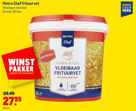 Metro Chef Frituurvet Aanbieding Bij Makro