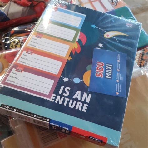 Jual Buku Tulis Sidu Maxi Boxy Isi 42 Lembar 1pak 5buku Shopee